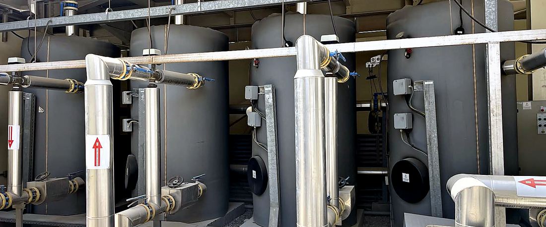 Calorifier storage and connections